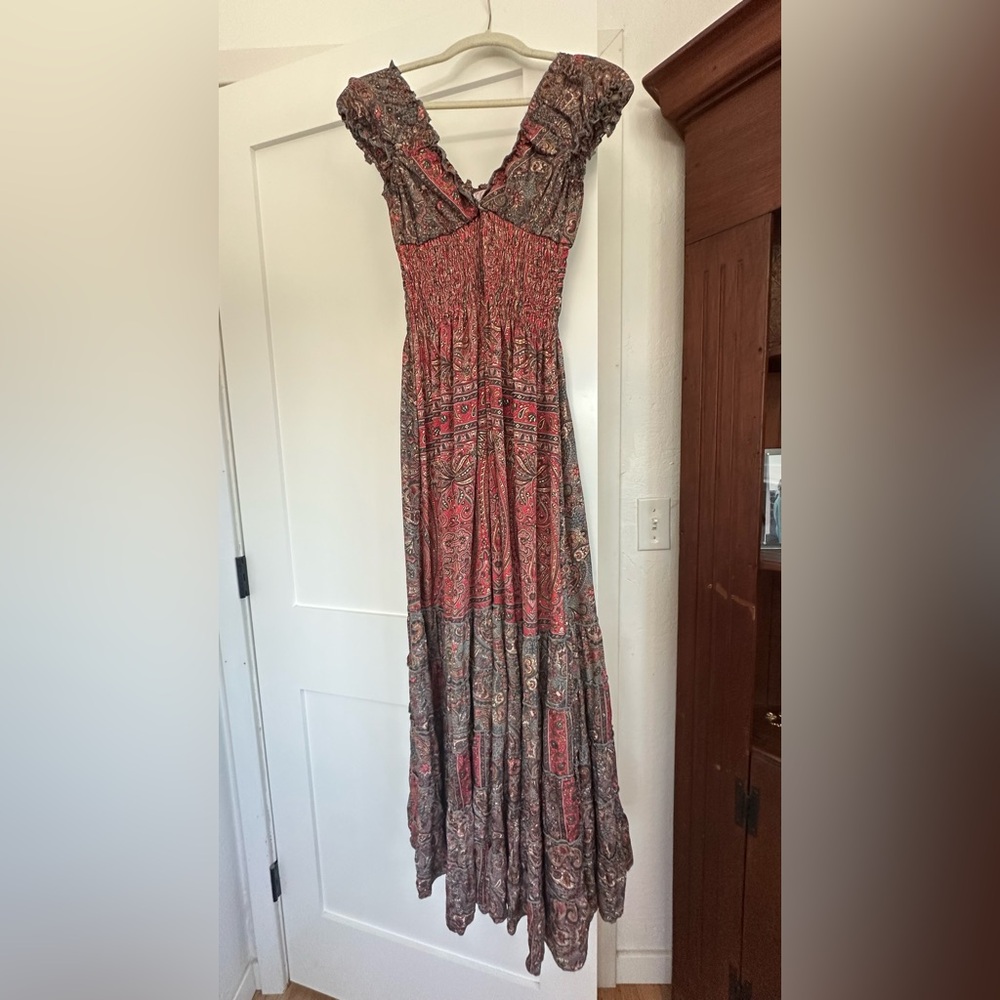 Paisley maxi dress